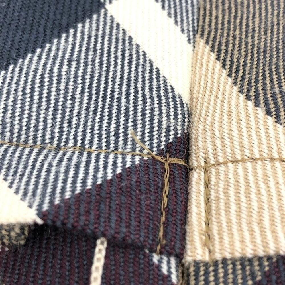 Burberry Blue Label Nova Check Skirt With Strap Beige Size 38 - Picture 8 of 8